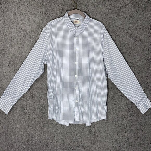 Faherty Men's The Movement Shirt Sz XL All Over Gingham Print - Picture 1 of 9
